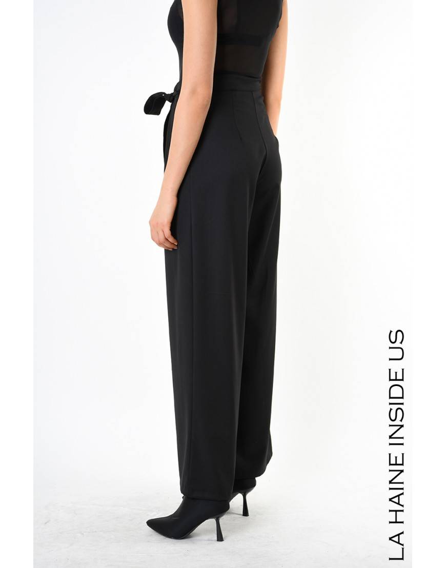 La Haine Inside Us 4B LW829 PANTALONE Nero