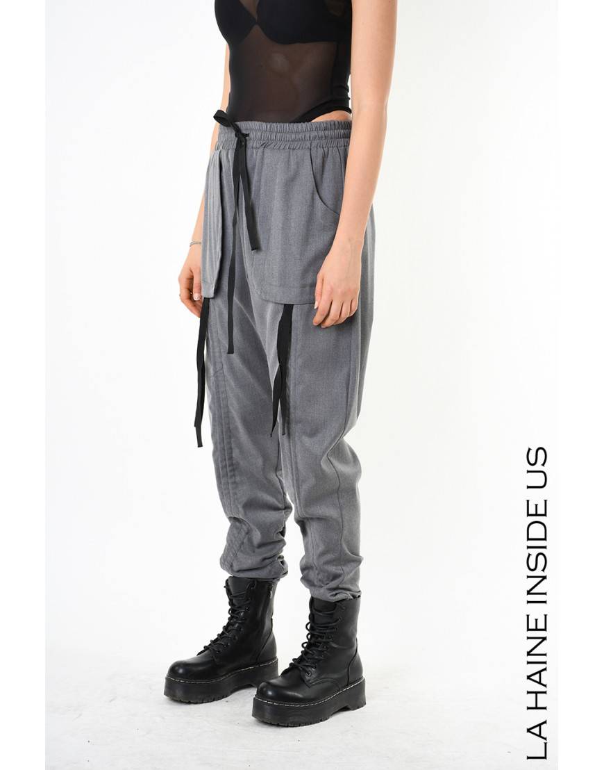 La Haine Inside Us 4B LW836 PANTALONE Grigio