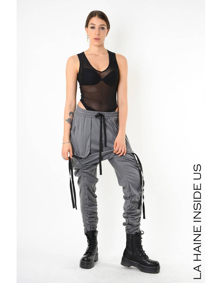 La haine inside us 4B LW836 PANTALONE Grigio