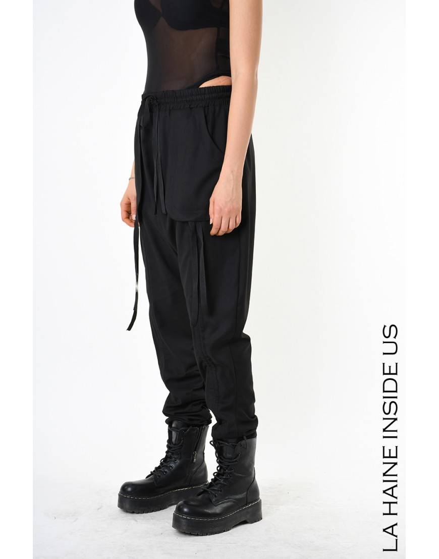La Haine Inside Us 4B LW836 PANTALONE Nero