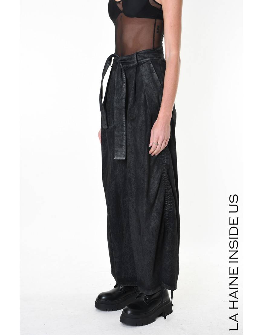 La Haine Inside Us 4B LW879 PANTALONE Nero