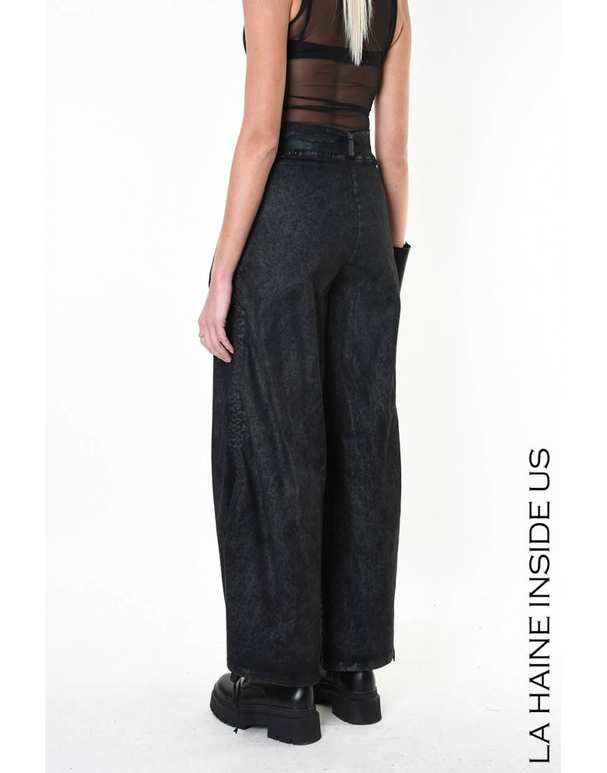 La Haine Inside Us 4B LW879 PANTALONE Nero