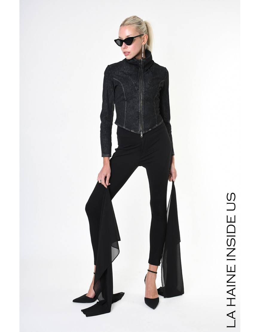 La Haine Inside Us 4B LW881 GIACCA Nero