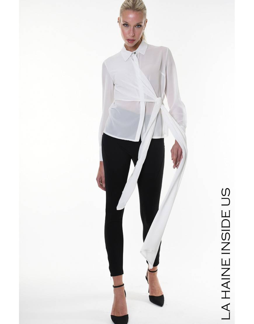 La Haine Inside Us 4B LW927 CAMICIA Bianco