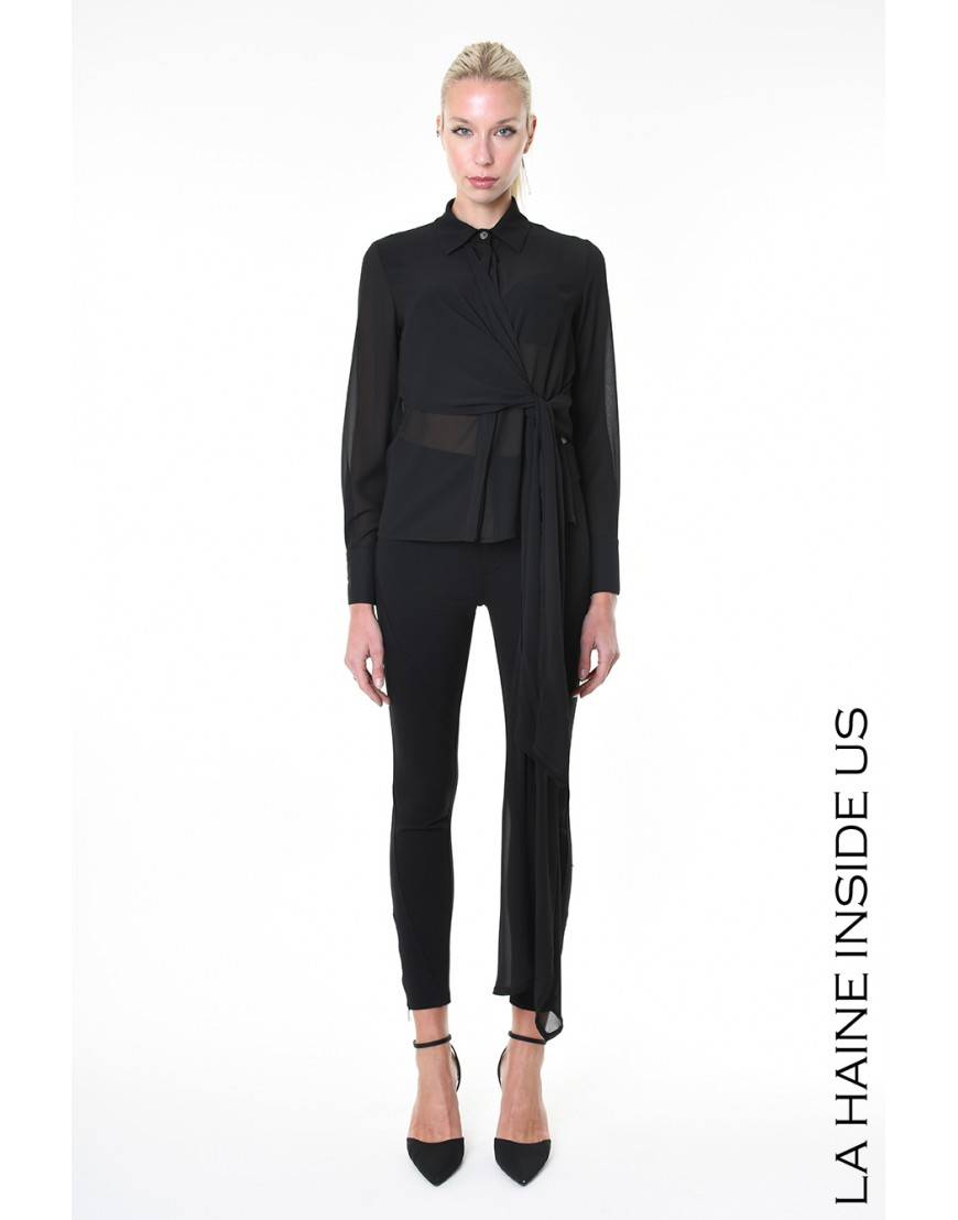 La Haine Inside Us 4B LW927 CAMICIA Nero