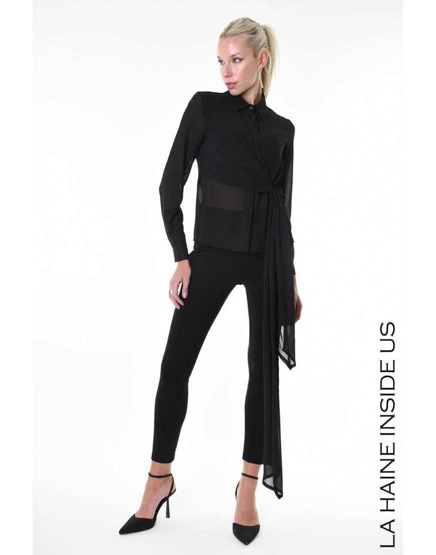 La Haine Inside Us 4B LW927 CAMICIA Nero