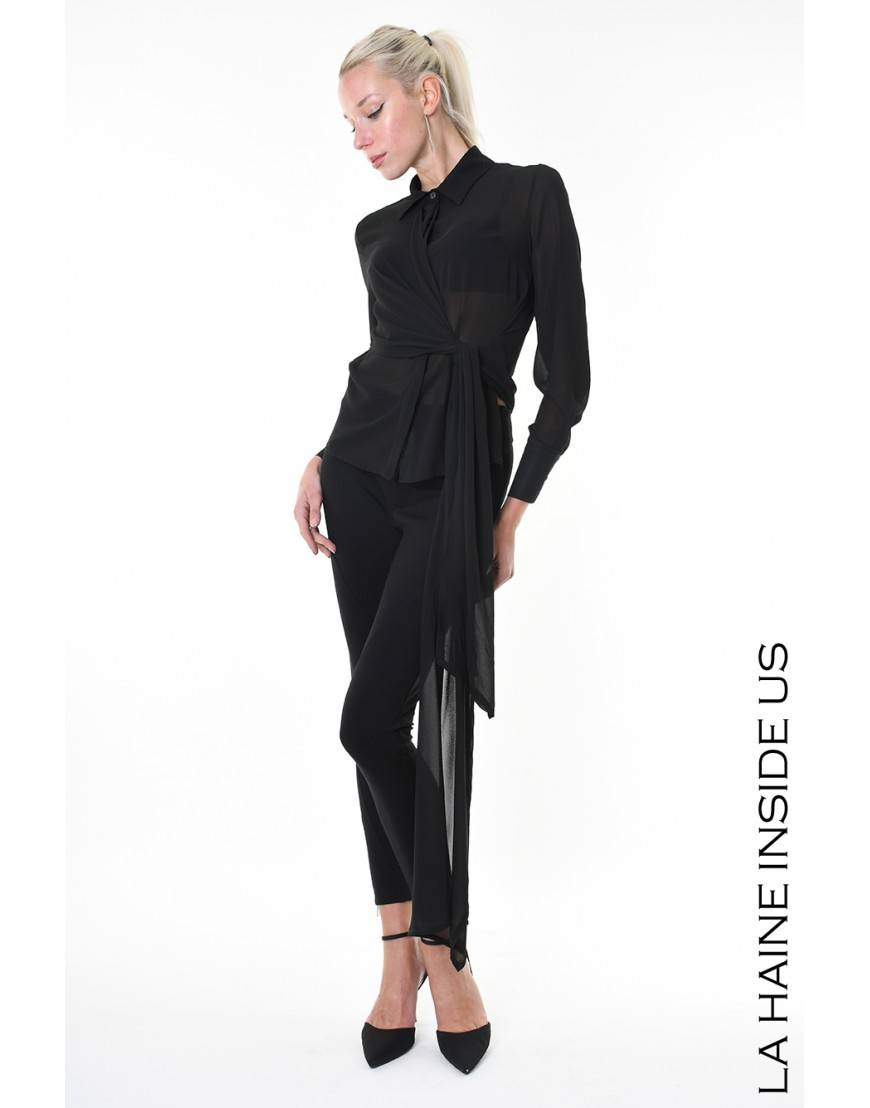 La haine inside us 4B LW927 CAMICIA Nero