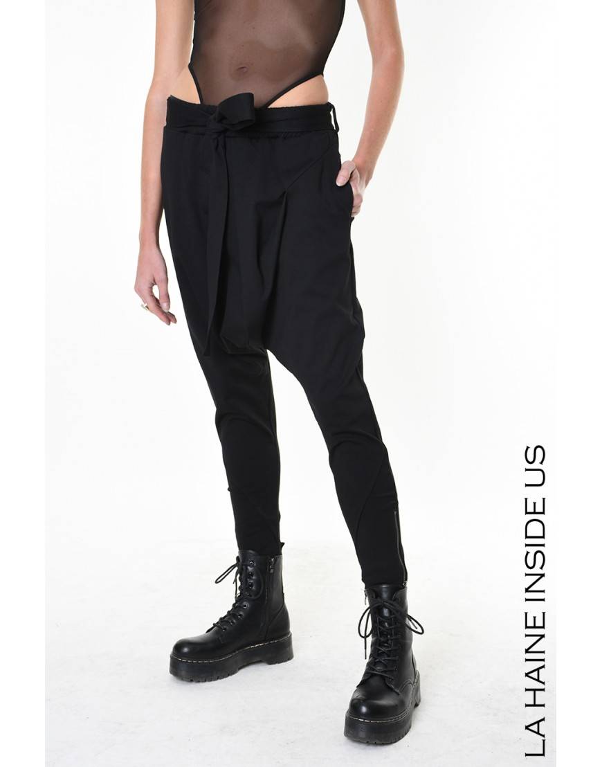 La Haine Inside Us 4B LW931 PANTALONE Nero