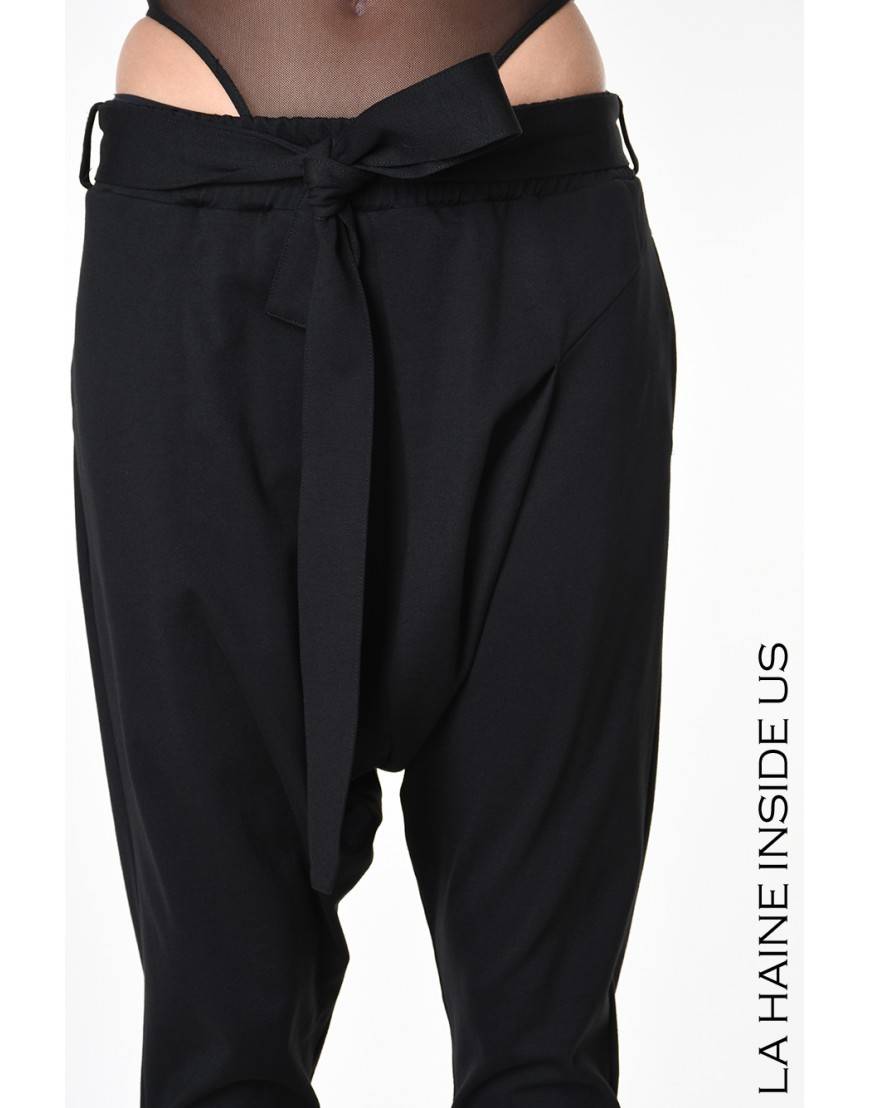 La Haine Inside Us 4B LW931 PANTALONE Nero