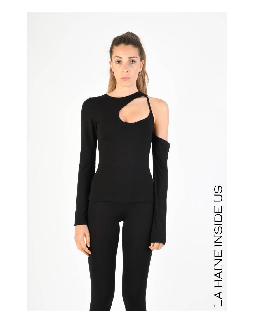 La Haine Inside Us 4J LW728 T-SHIRT Nero