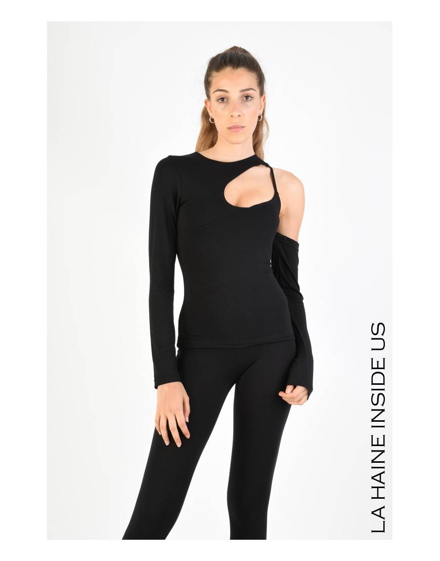 La haine inside us 4J LW728 T-SHIRT Nero