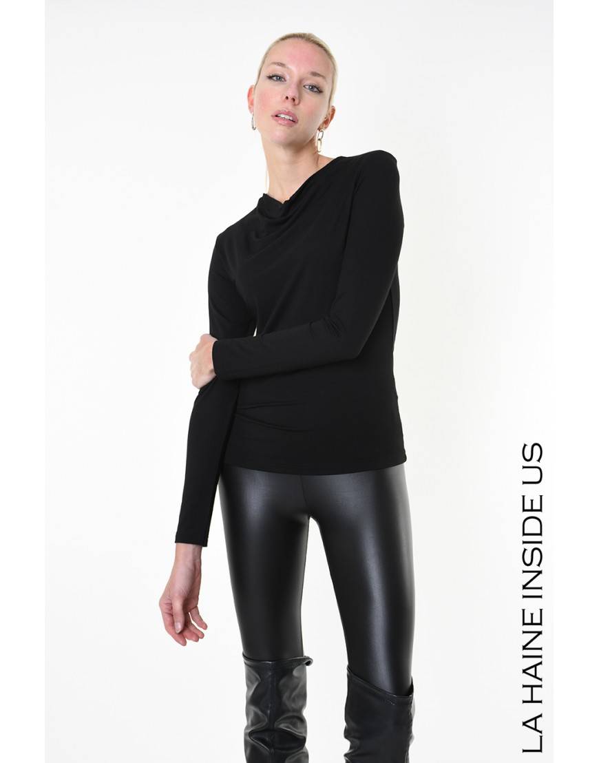 La haine inside us 4J LW943 MAGLIA Nero