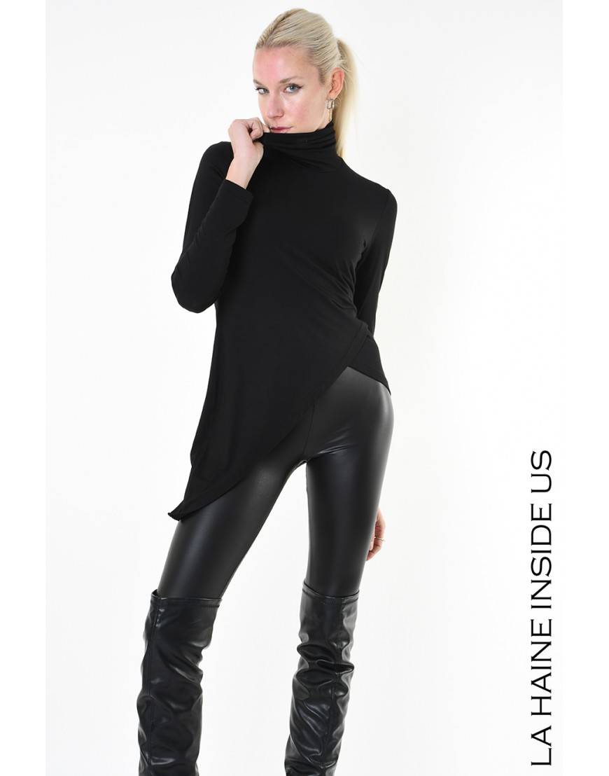 La haine inside us 4J LW944 MAGLIA Nero