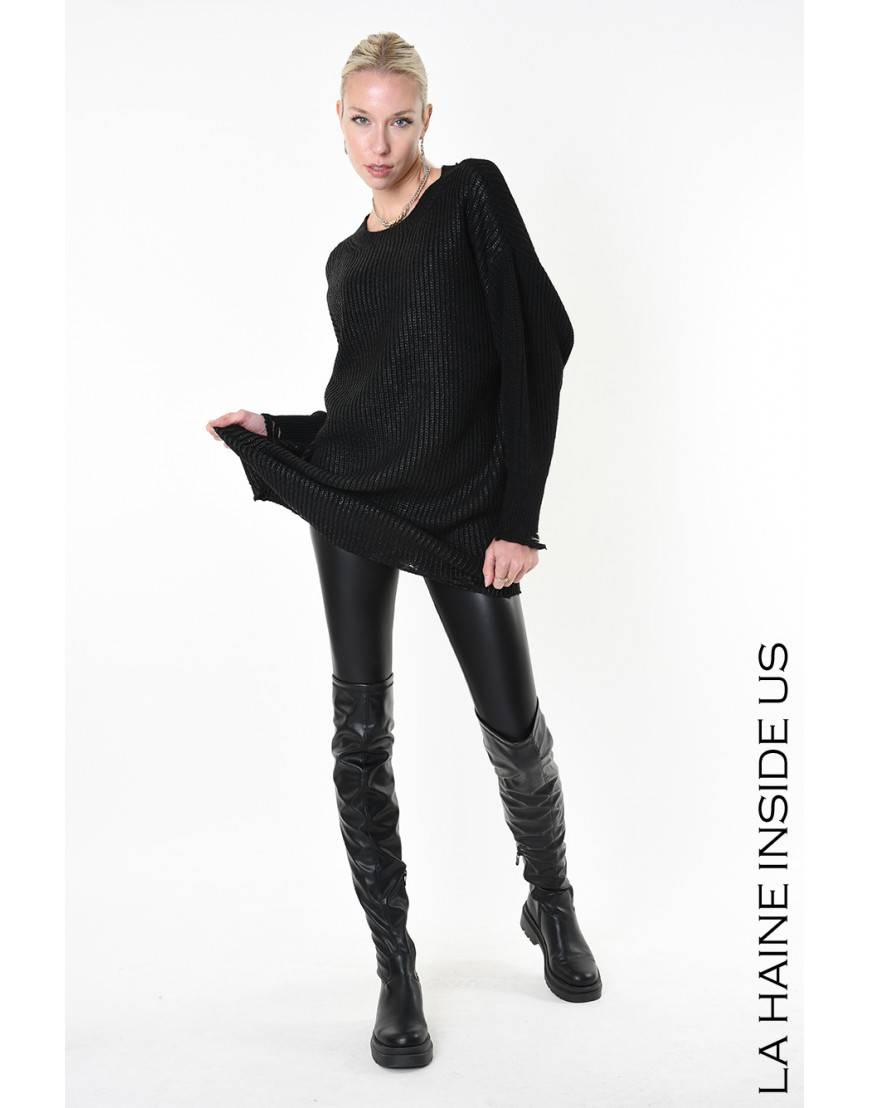 La haine inside us 4K LW864 MAGLIA UNISEX D Nero