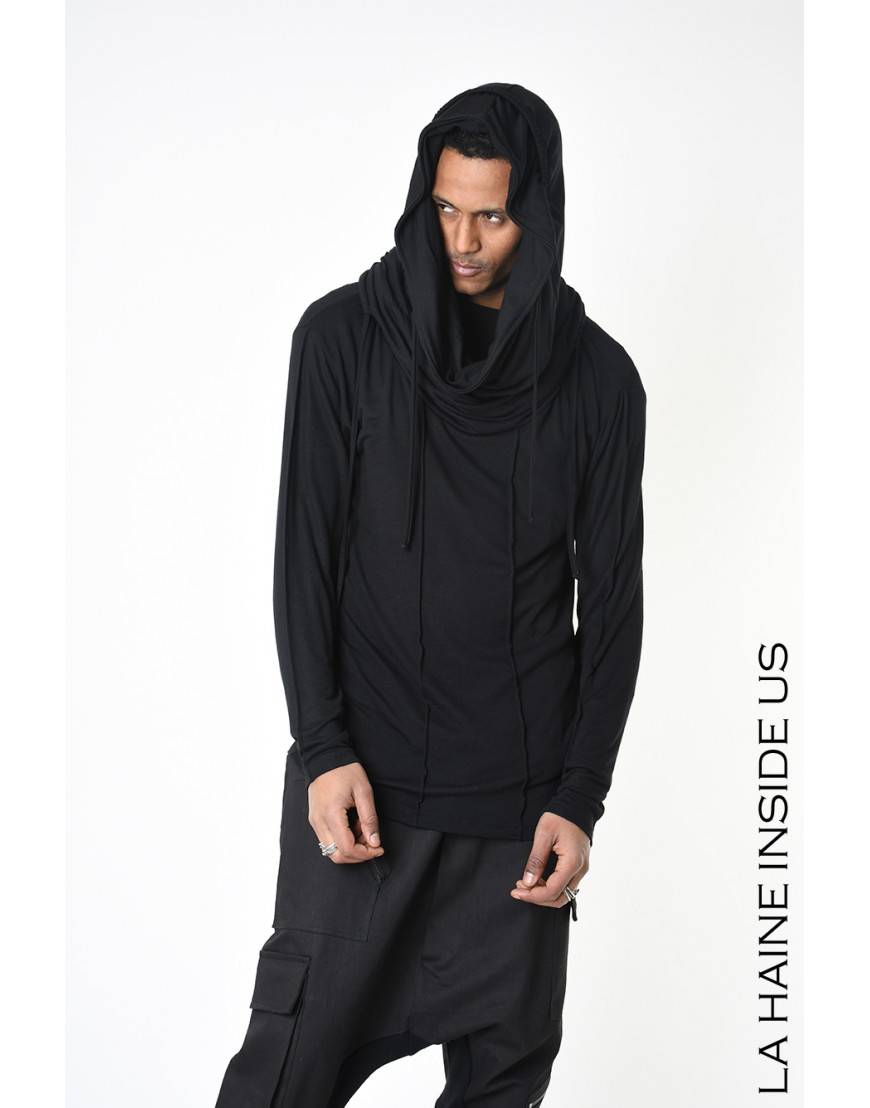 La Haine Inside Us 4M LW565 MAGLIA UNISEX U Nero