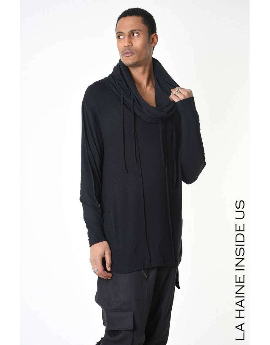 La Haine Inside Us 4M LW565 MAGLIA UNISEX U Nero