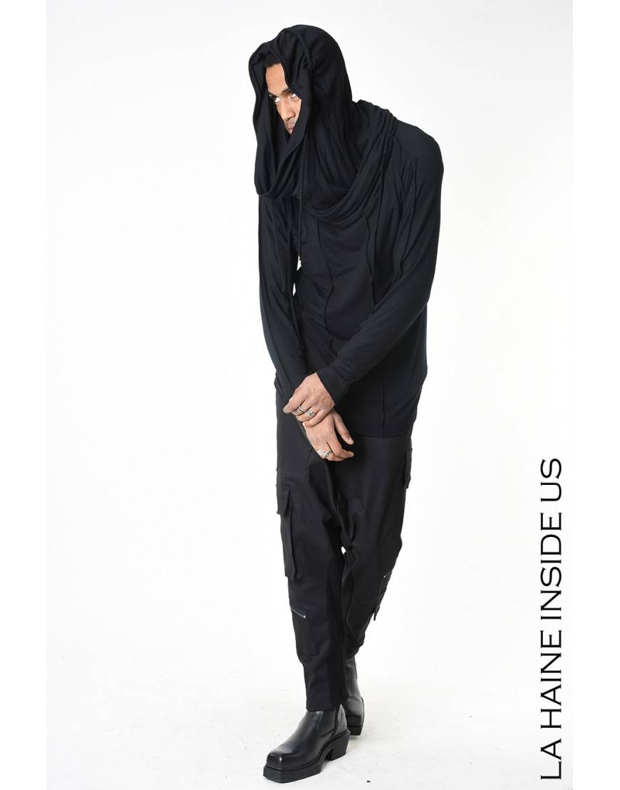 La Haine Inside Us 4M LW565 MAGLIA UNISEX U Nero