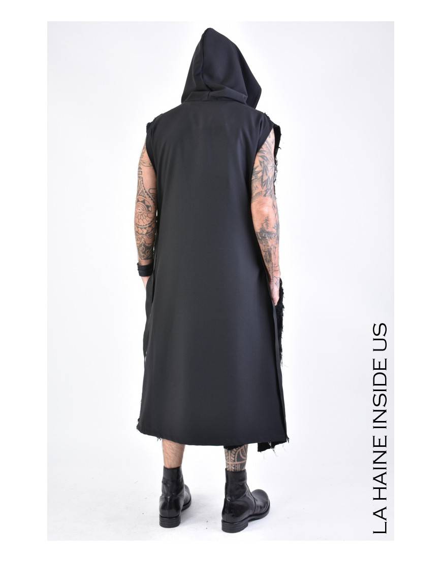 La Haine Inside Us 4M LW624 GILET UNISEX U Nero