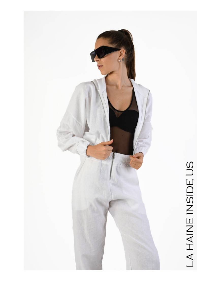 La haine inside us 4M LW674 BOMBER Bianco