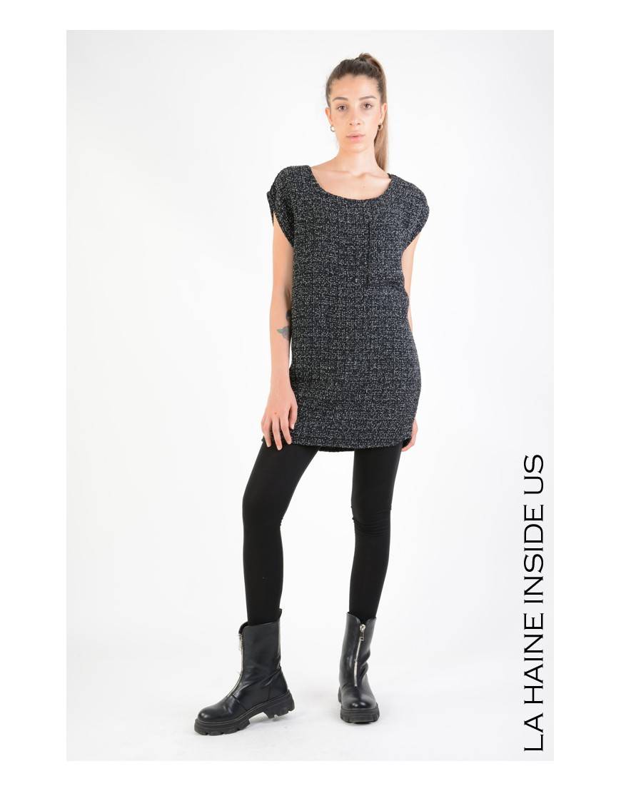 La Haine Inside Us 4M LW677 T-SHIRT UNISEX D Nero