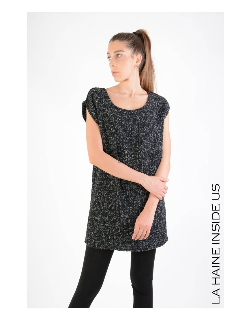 La haine inside us 4M LW677 T-SHIRT UNISEX D Nero