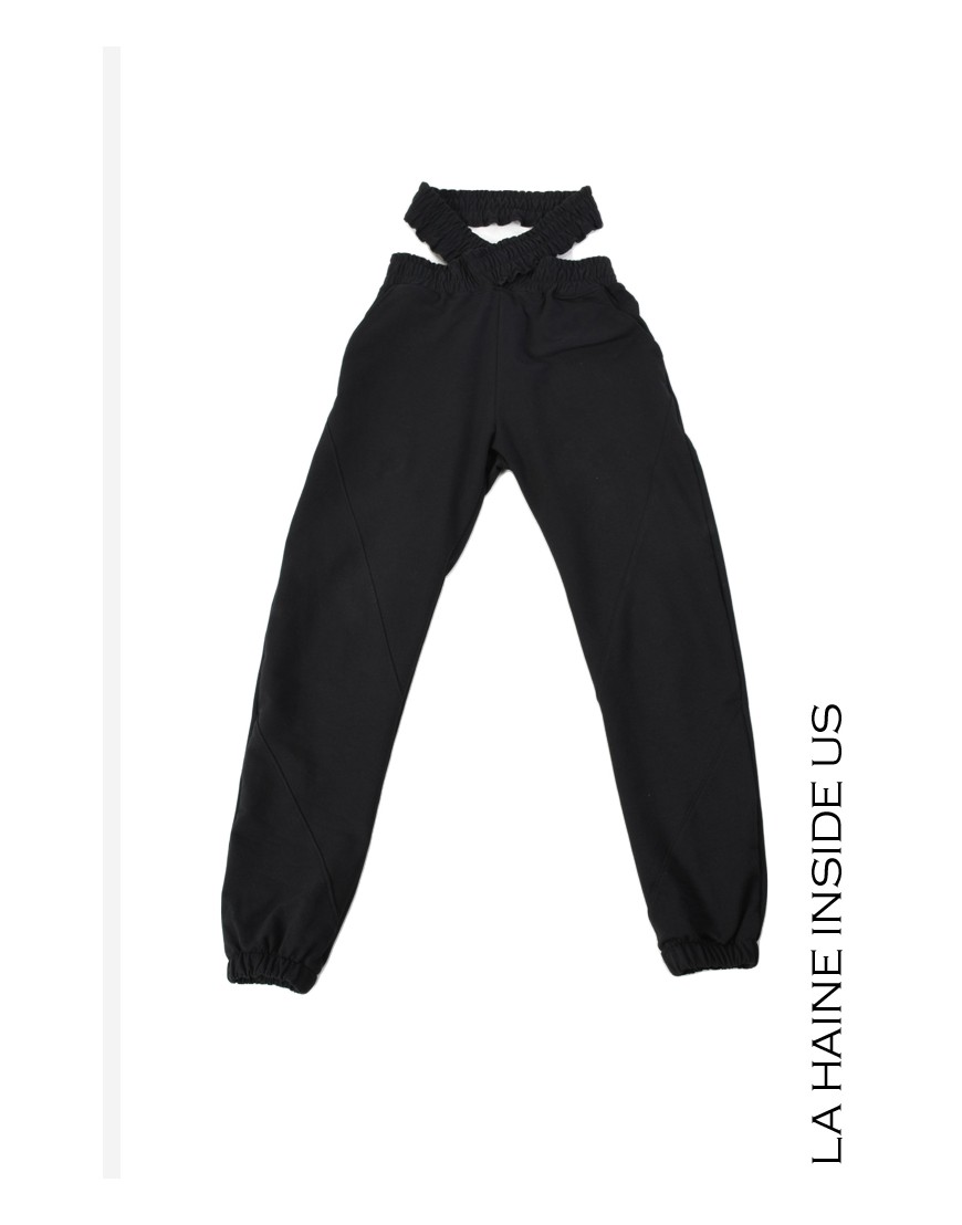 La Haine Inside Us 4M LW756 PANTALONE Nero