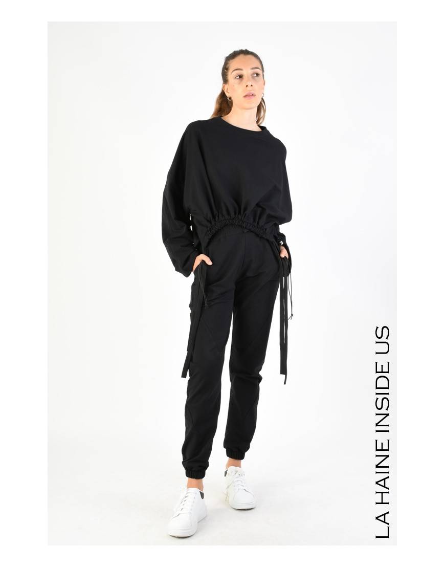 La Haine Inside Us 4M LW757 TUNICA Nero