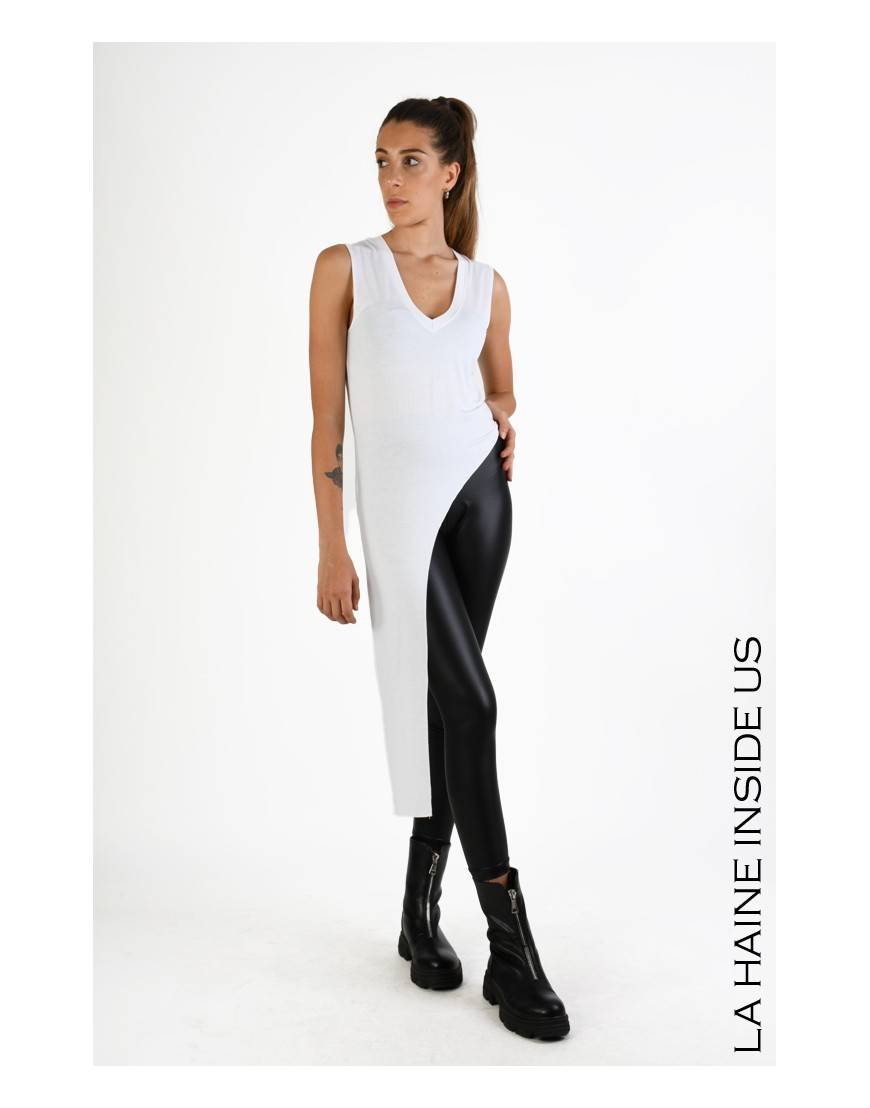 La haine inside us 4M LW758 T-SHIRT Bianco