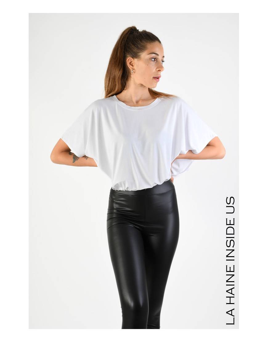 La haine inside us 4M LW777 T-SHIRT Bianco