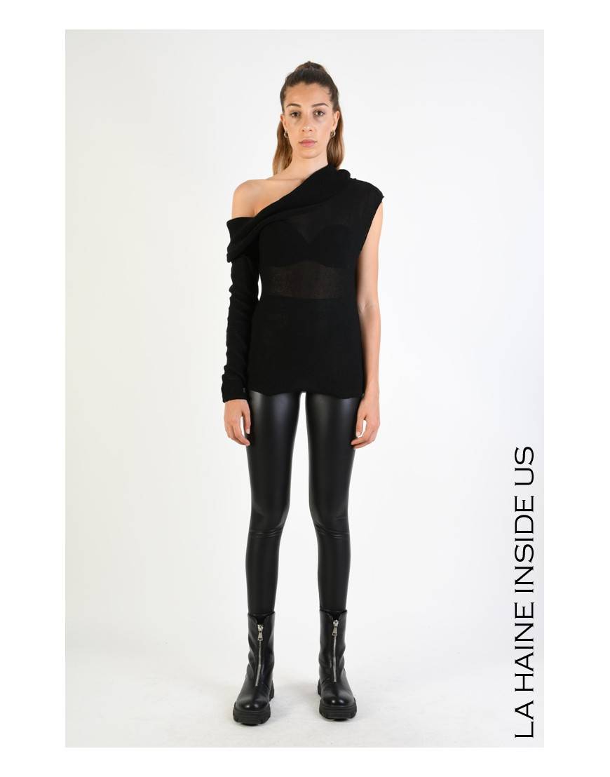 La Haine Inside Us 4M LW778 MAGLIA Nero