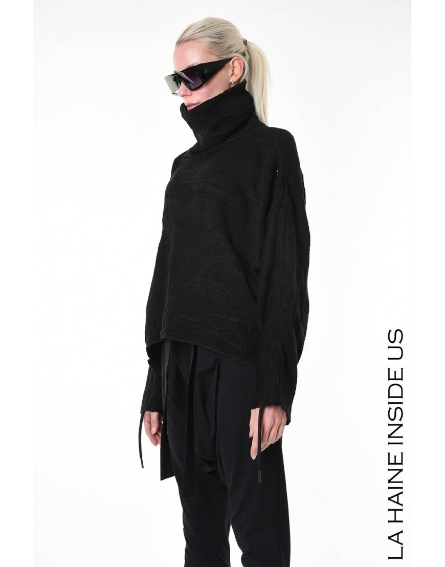 La Haine Inside Us 4M LW891 MAGLIA Nero