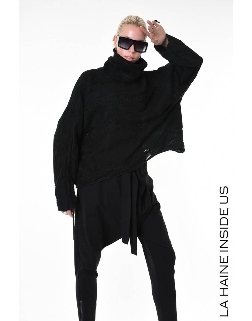 La Haine Inside Us 4M LW891 MAGLIA Nero