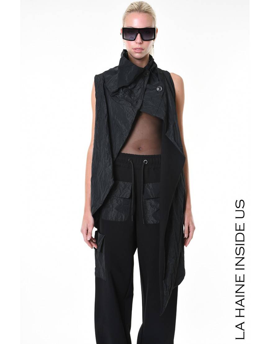 La Haine Inside Us 4M LW946 GILET Nero
