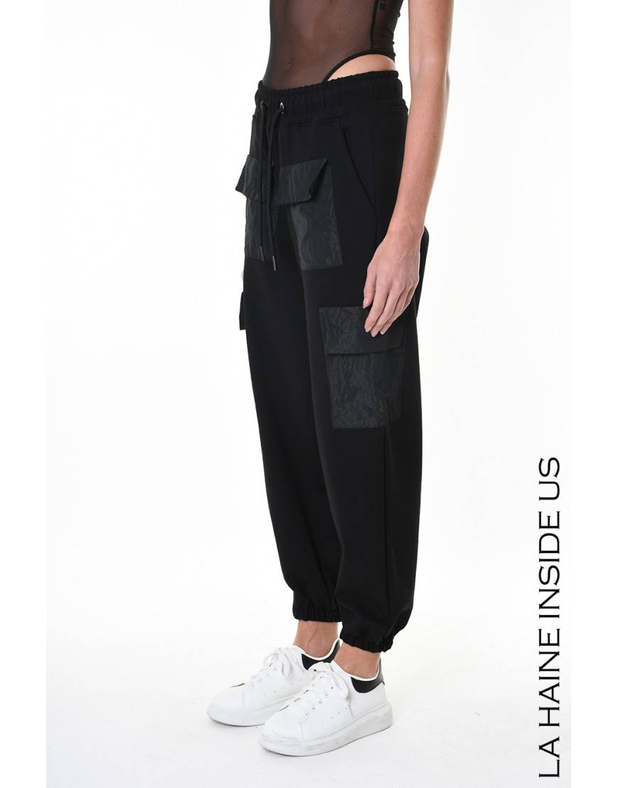 La Haine Inside Us 4M LW947 PANTALONE Nero