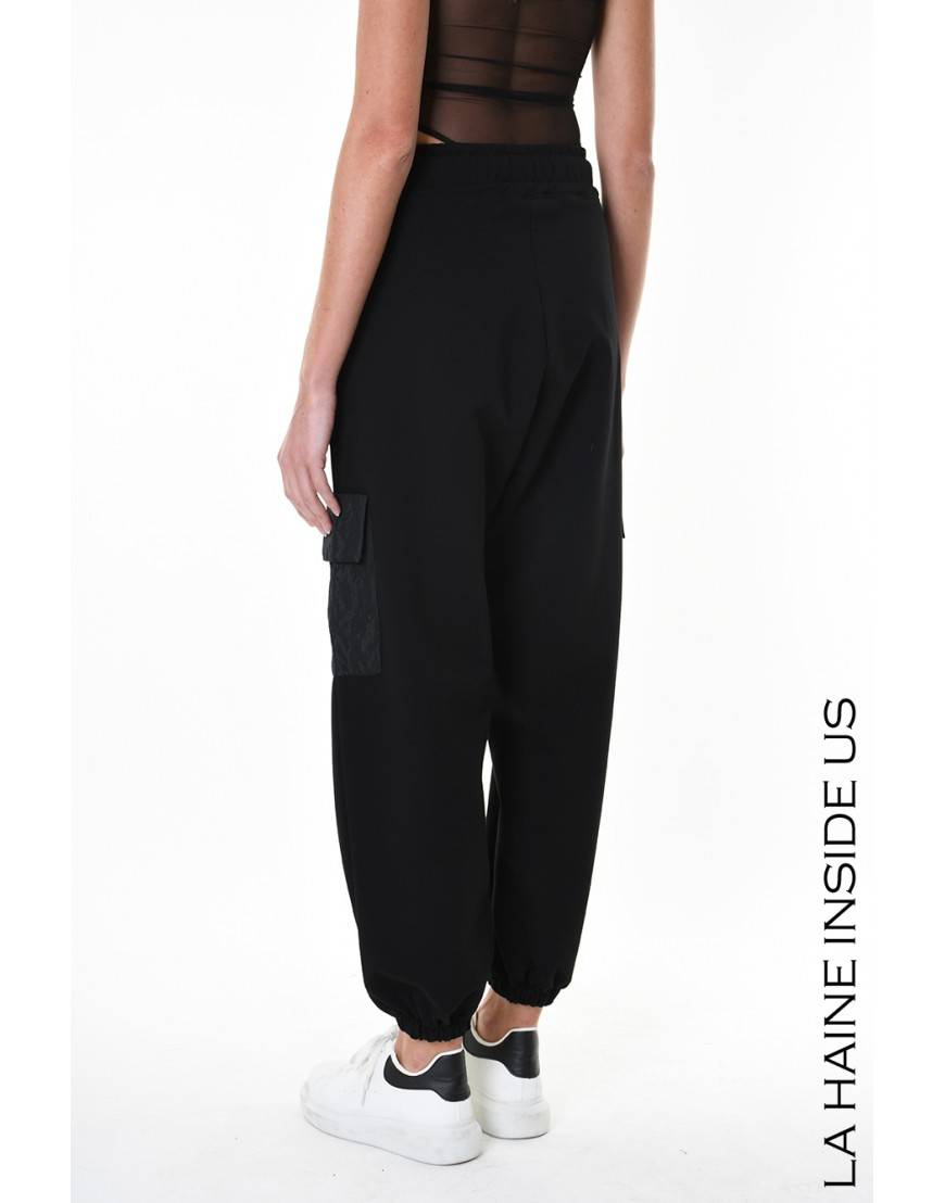 La Haine Inside Us 4M LW947 PANTALONE Nero