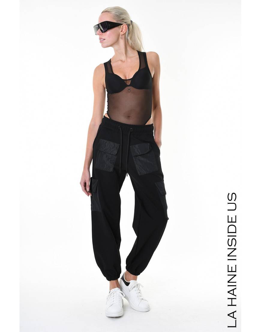 La Haine Inside Us 4M LW947 PANTALONE Nero