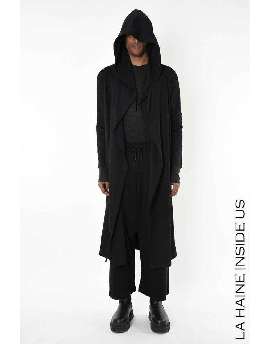 La Haine Inside Us 4M LW956 CARDIGAN UNISEX U Nero