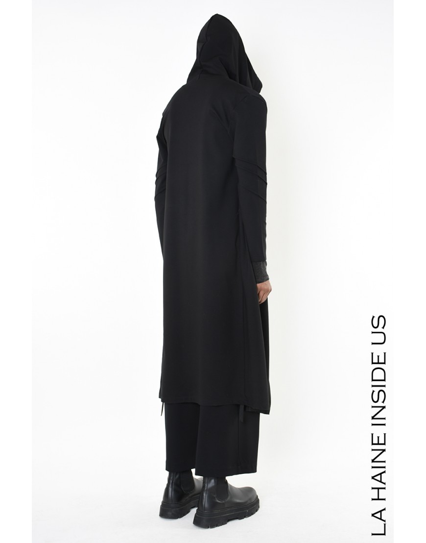 La Haine Inside Us 4M LW956 CARDIGAN UNISEX U Nero