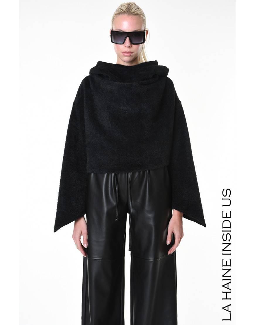 La haine inside us 4M LW957 MAGLIA Nero