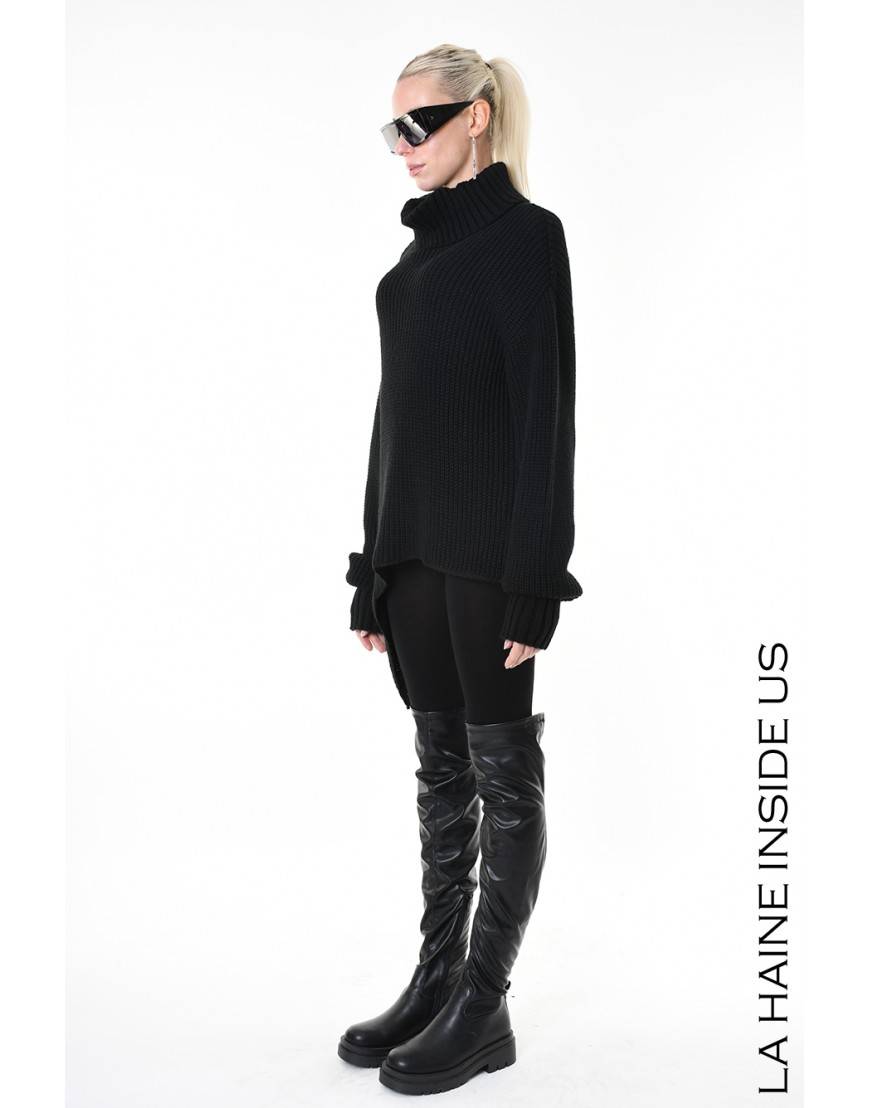 La Haine Inside Us 4M LW961 MAGLIA Nero