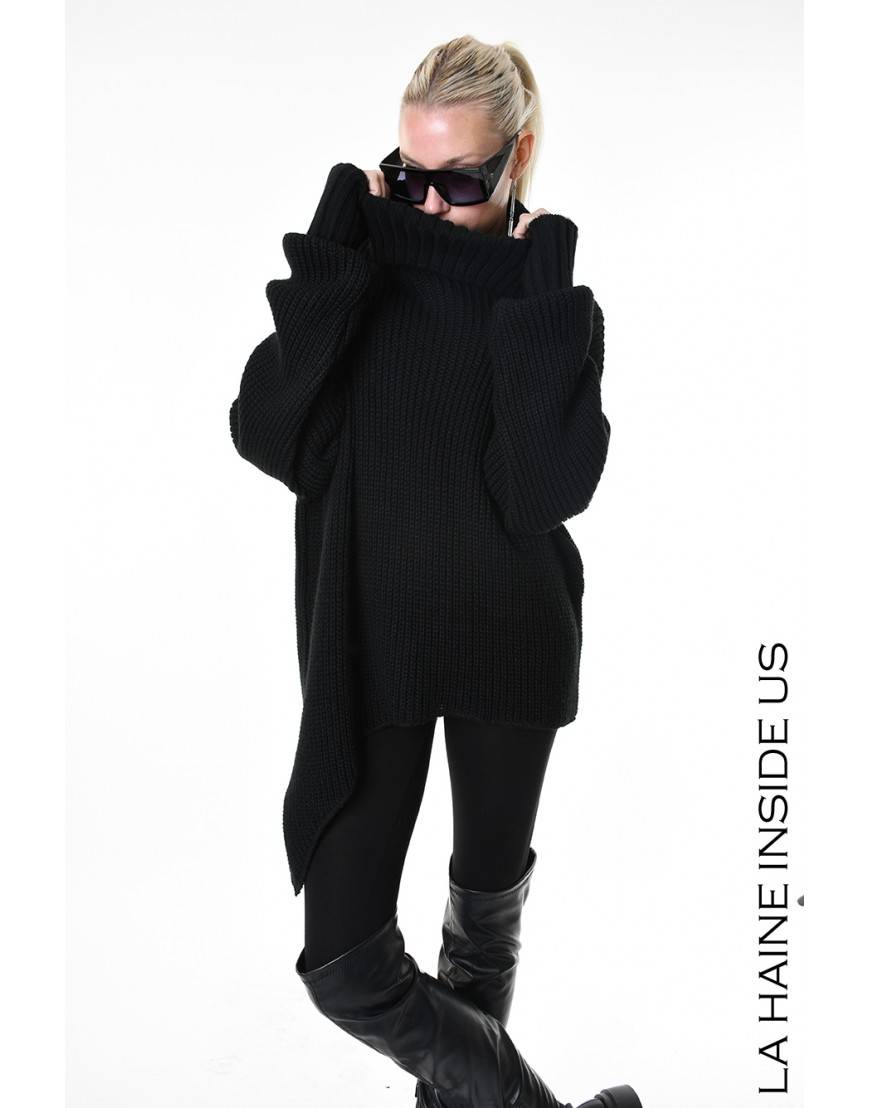 La Haine Inside Us 4M LW961 MAGLIA Nero