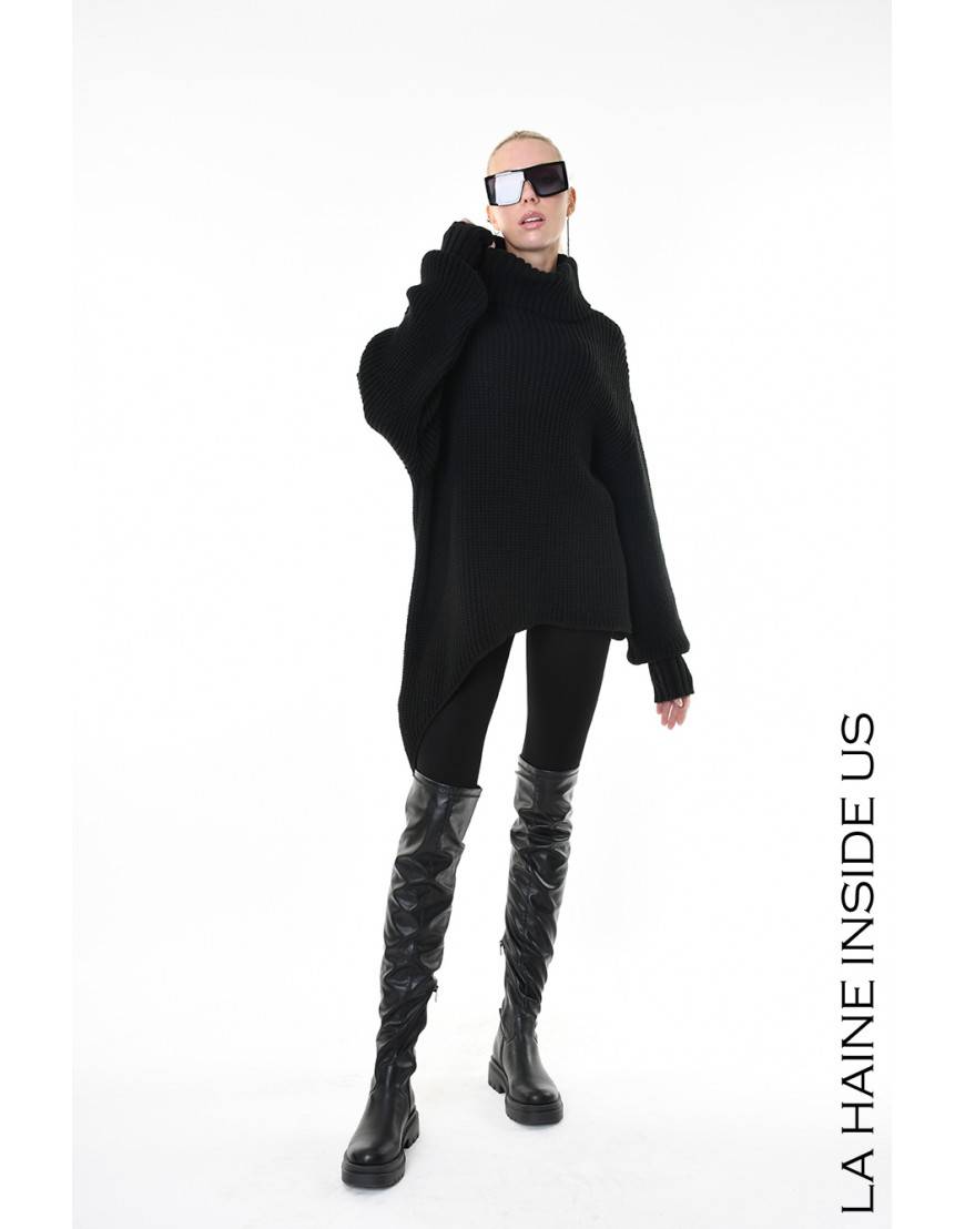 La Haine Inside Us 4M LW961 MAGLIA Nero