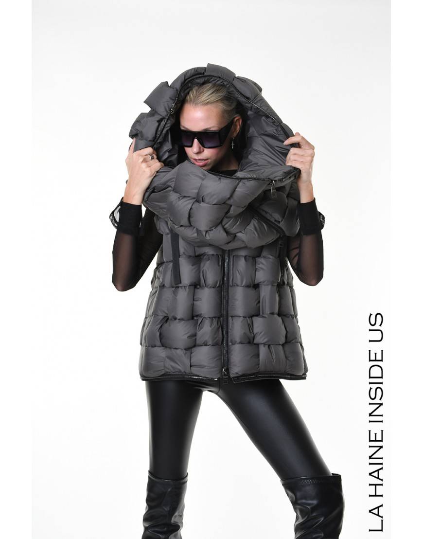 La Haine Inside Us 4P LW942 PIUMINO UNISEX D Fango