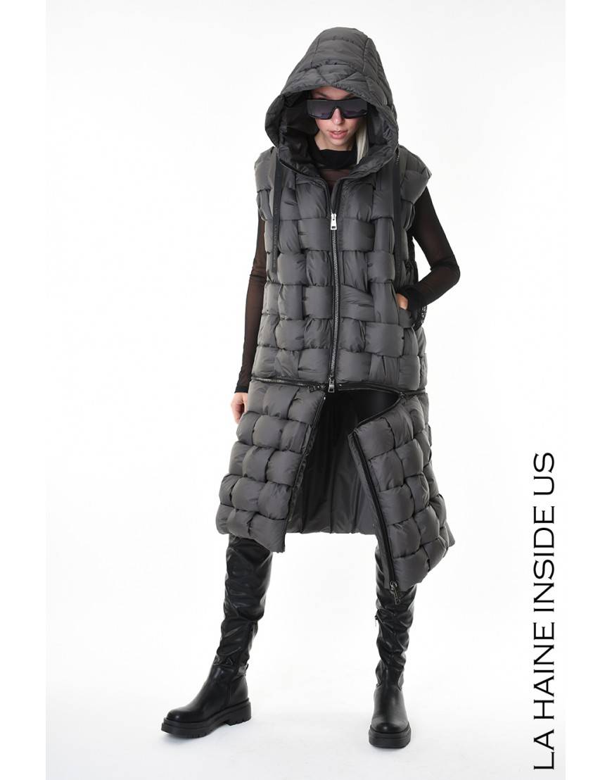 La Haine Inside Us 4P LW942 PIUMINO UNISEX D Fango