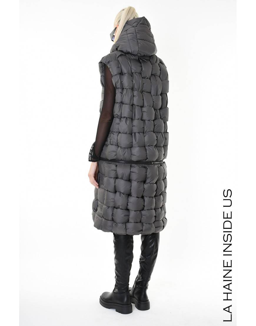 La Haine Inside Us 4P LW942 PIUMINO UNISEX D Fango