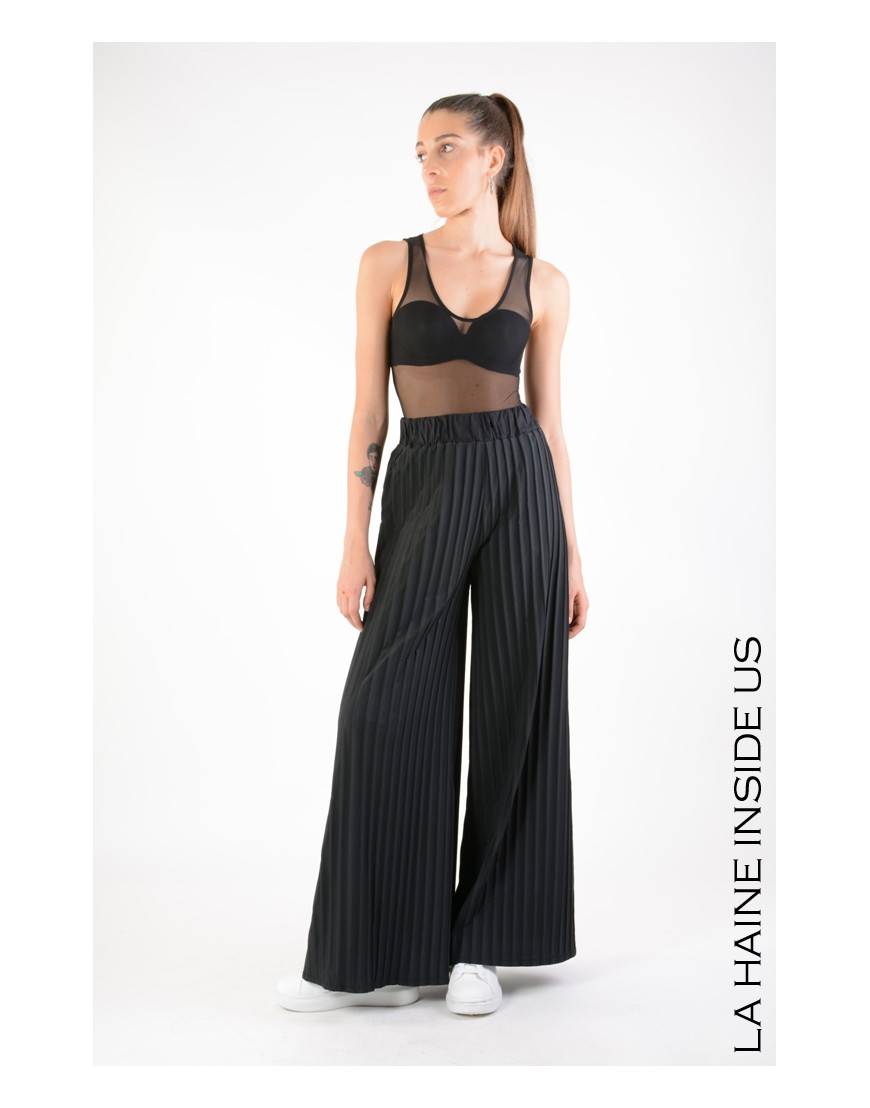 La haine inside us 4R LW648 PANTALONE Nero