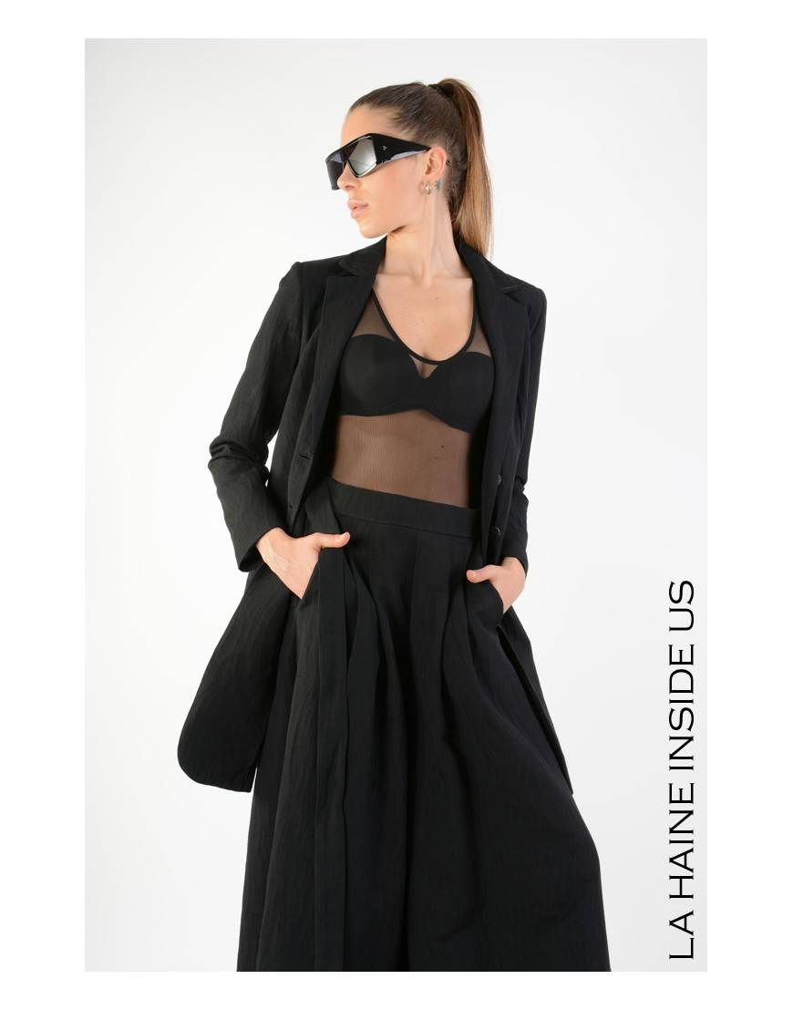 La Haine Inside Us 4R LW658 GIACCA Nero