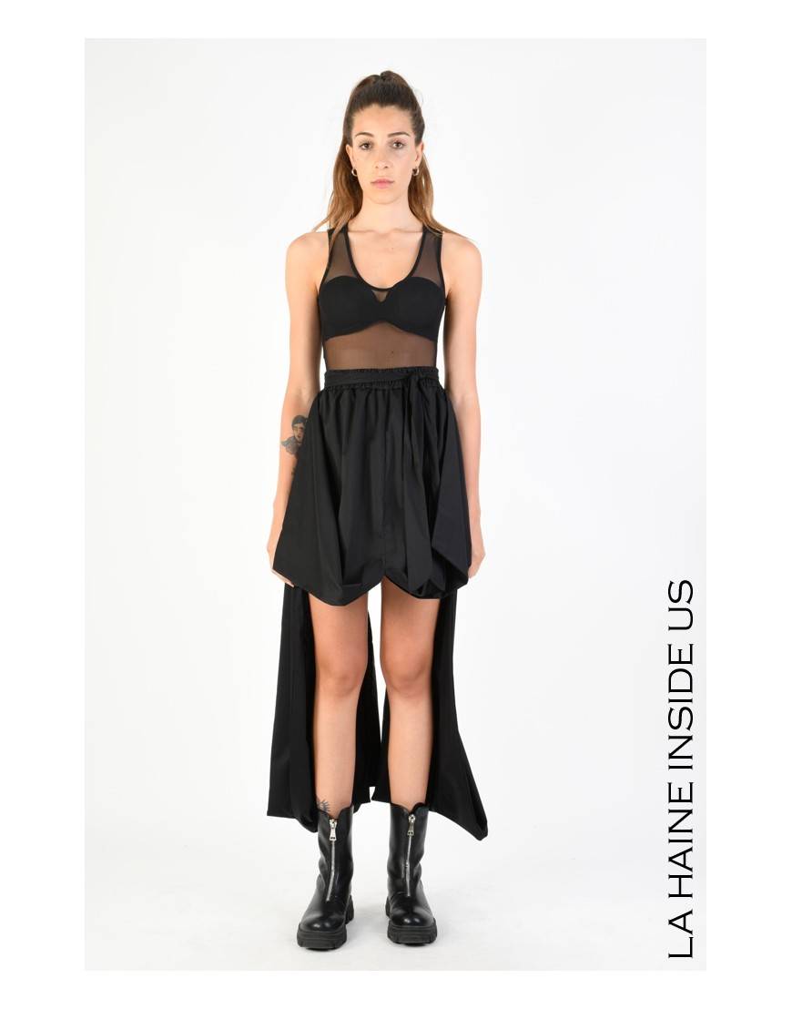 La Haine Inside Us 4R LW659 GONNA Nero