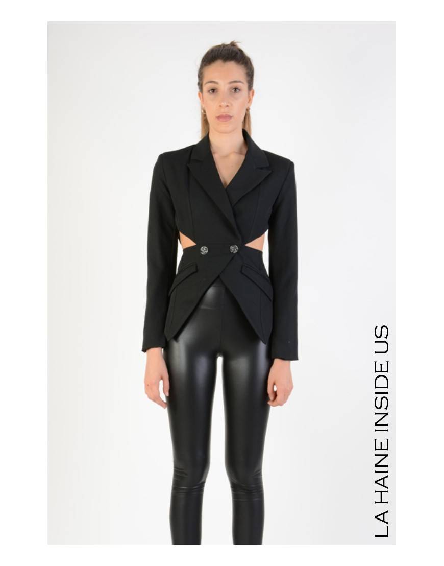 La Haine Inside Us 4R LW662 GIACCA Nero