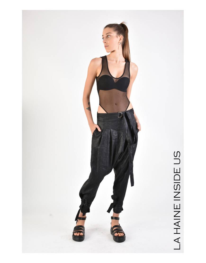 La Haine Inside Us 4R LW690 PANTALONE Nero